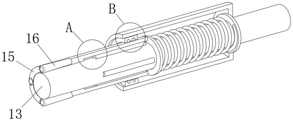 Mirror surface extrusion processing device for arc surface