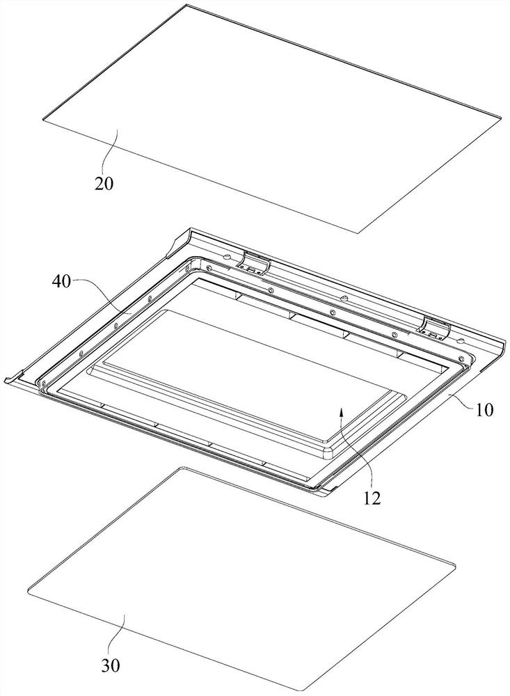 Dishwasher and its sealed door assembly