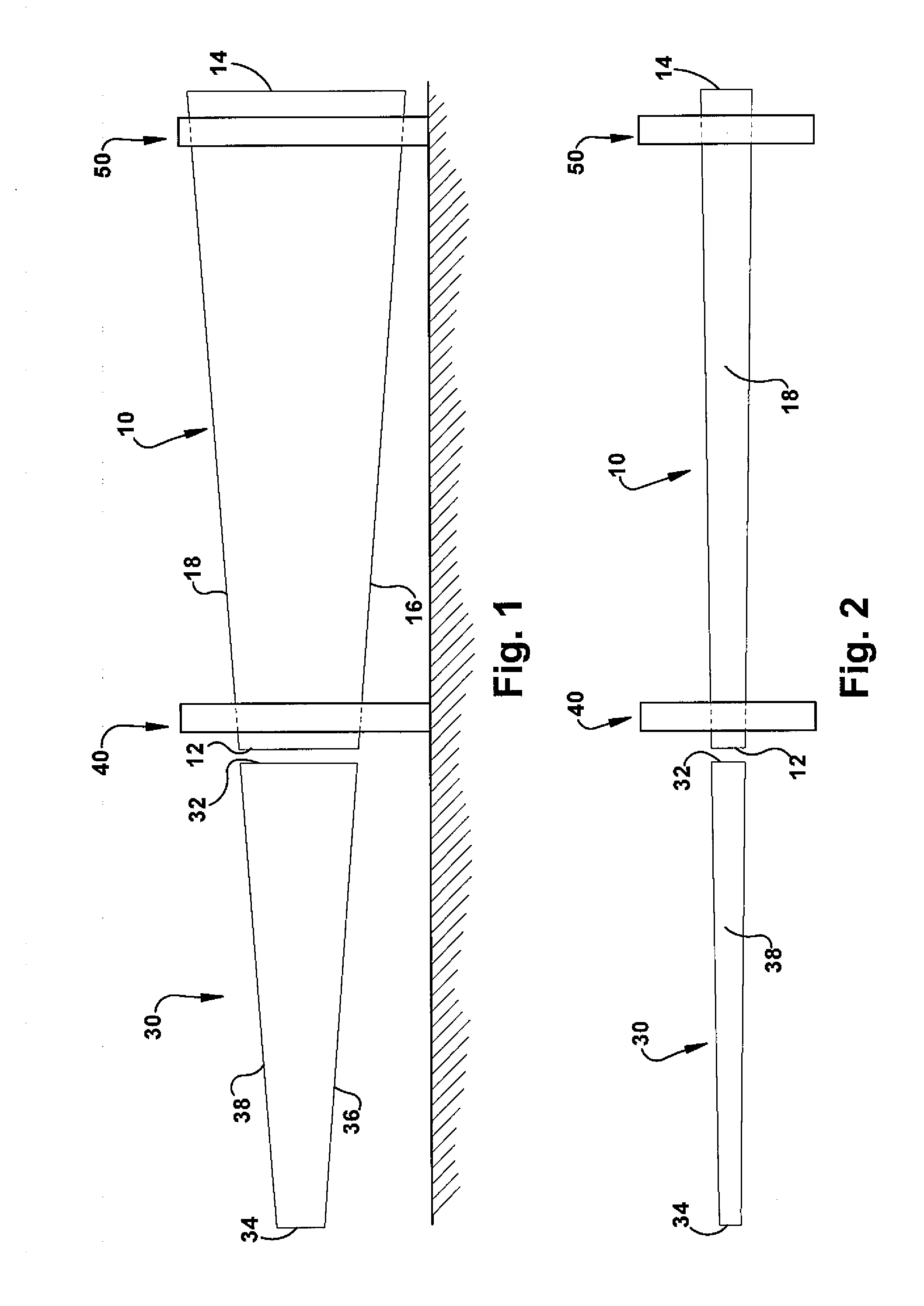 Integrated shipping fixture and assembly method for jointed wind turbine blades