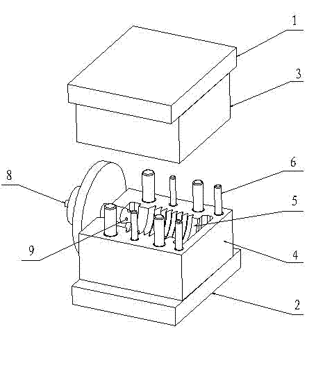 Blow mold for thermoplastic elastomer