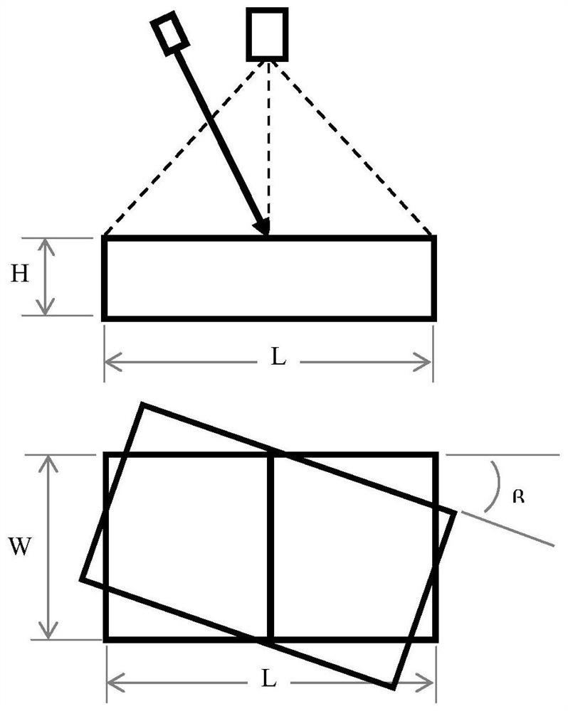 2.5 D visual sensor and parameter measuring method