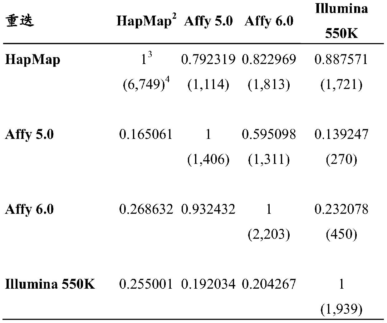 Kit for predicting Chinese leukocyte antigen genotype using single nucleotide polytype