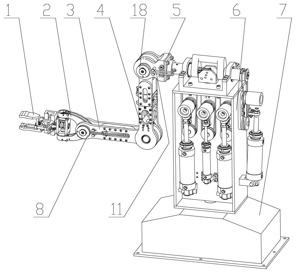 Rope-driving multi-joint robot