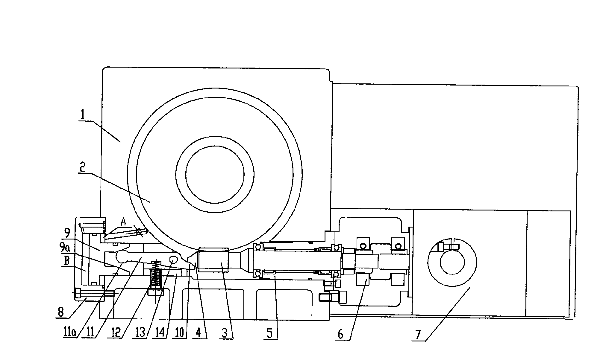 Automatic anti-backlash worm wheel dividing mechanism