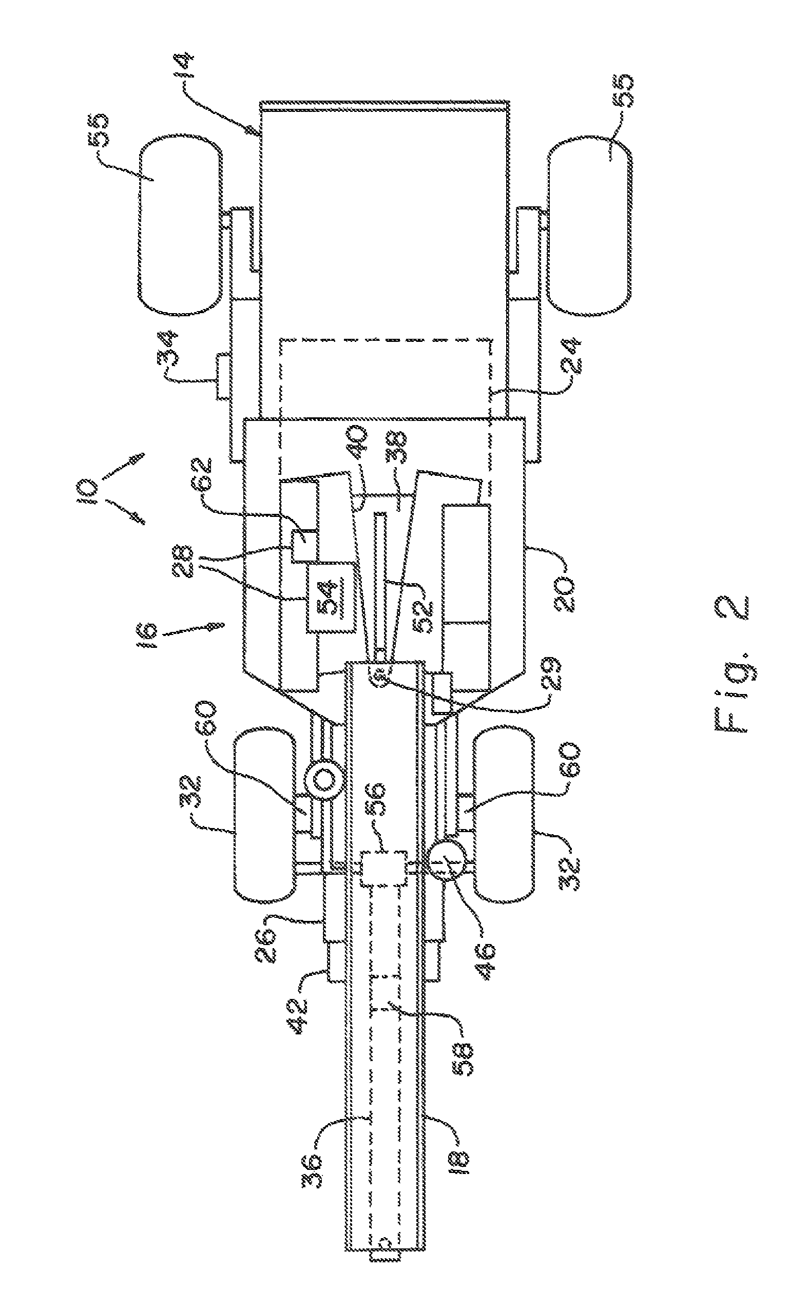 Tugger and accumulator for use with an agricultural biomass harvester