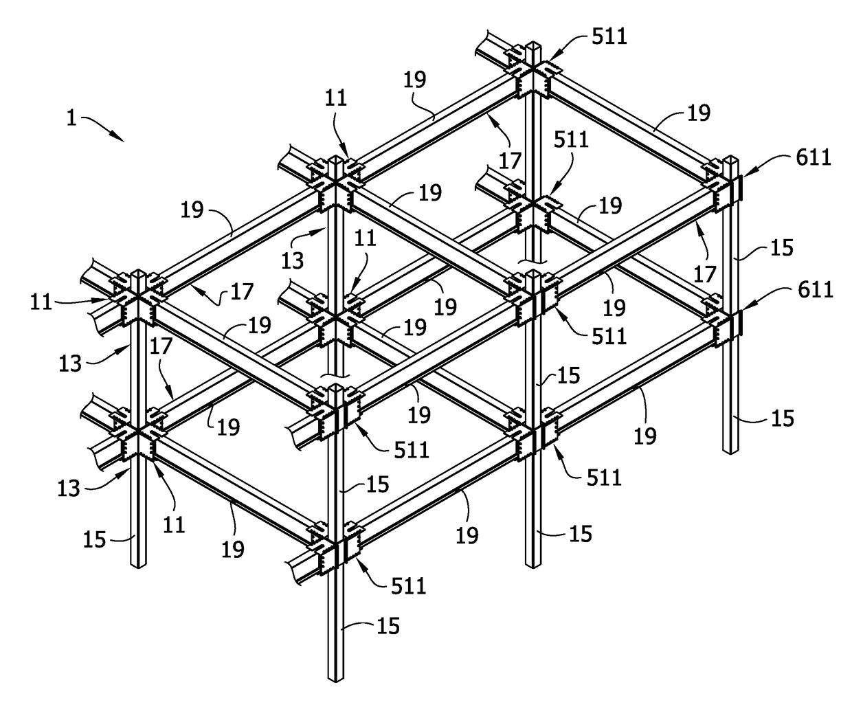 Moment resisting bi-axial beam-to-column joint connection