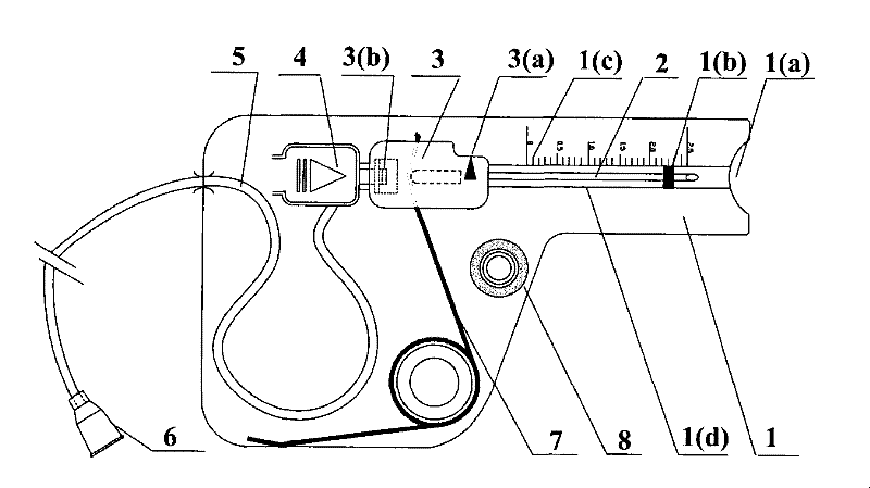 Ejection type painless intravenous injection needle tube device