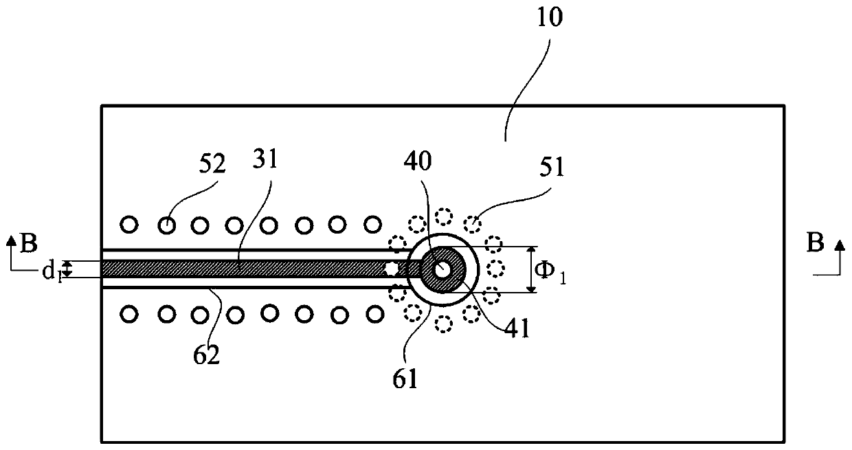 Interconnection structure assembly and millimeter wave antenna assembly