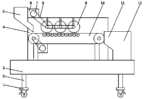 Traditional Chinese medicinal material pulverizing device