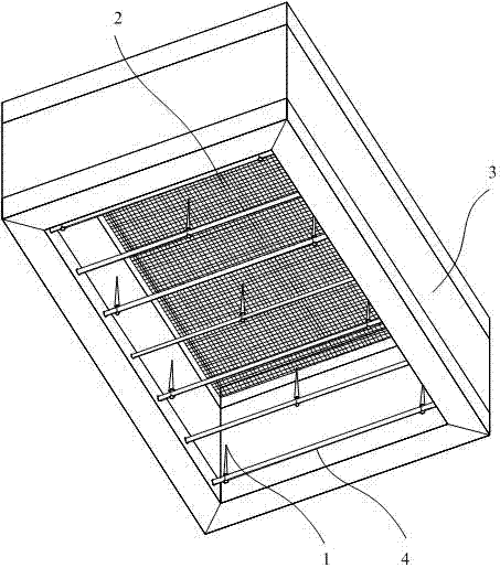 Ion air supply module pin grid layout method and ion air supply module