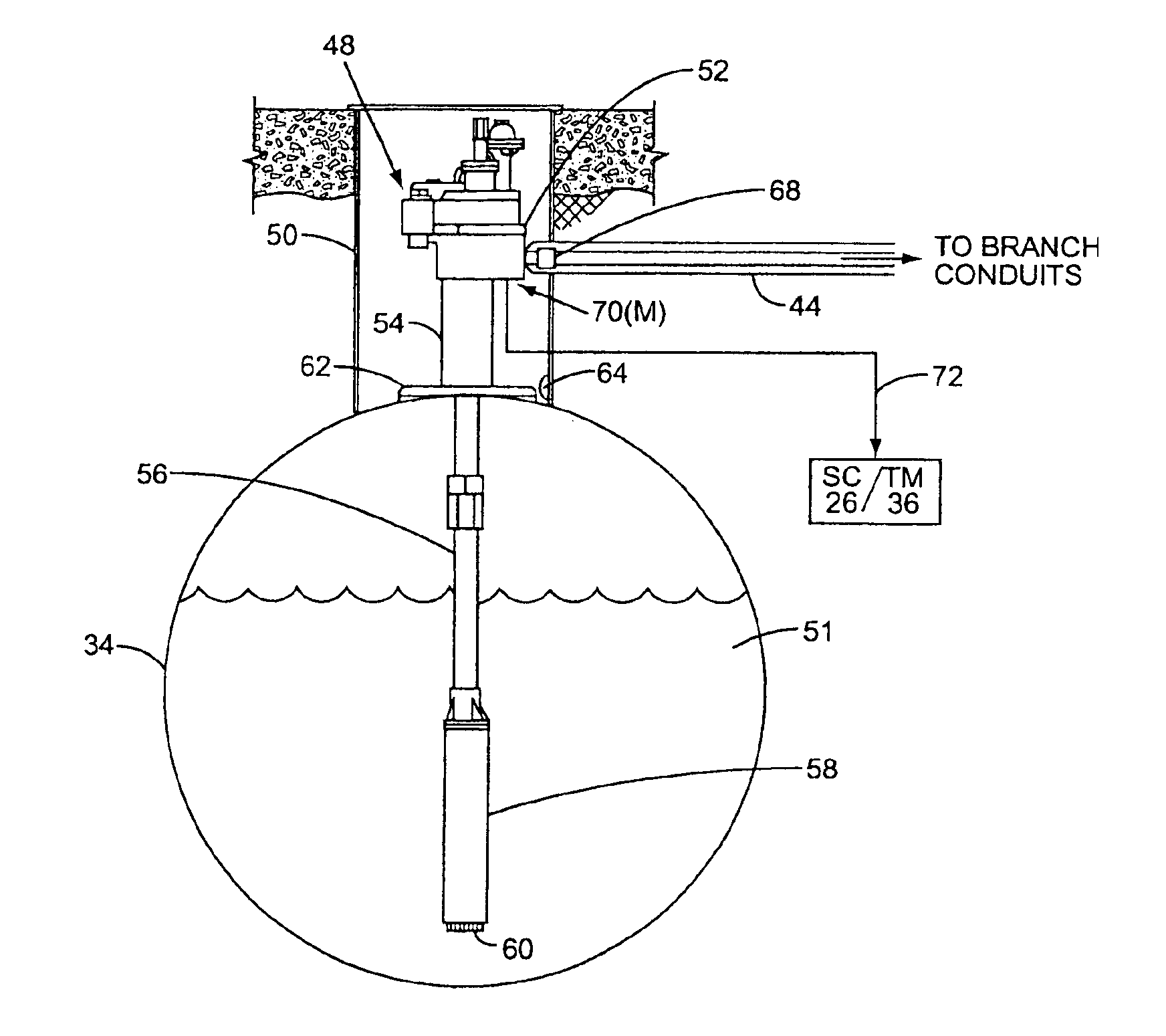 Underground storage tank metering system in a service station environment