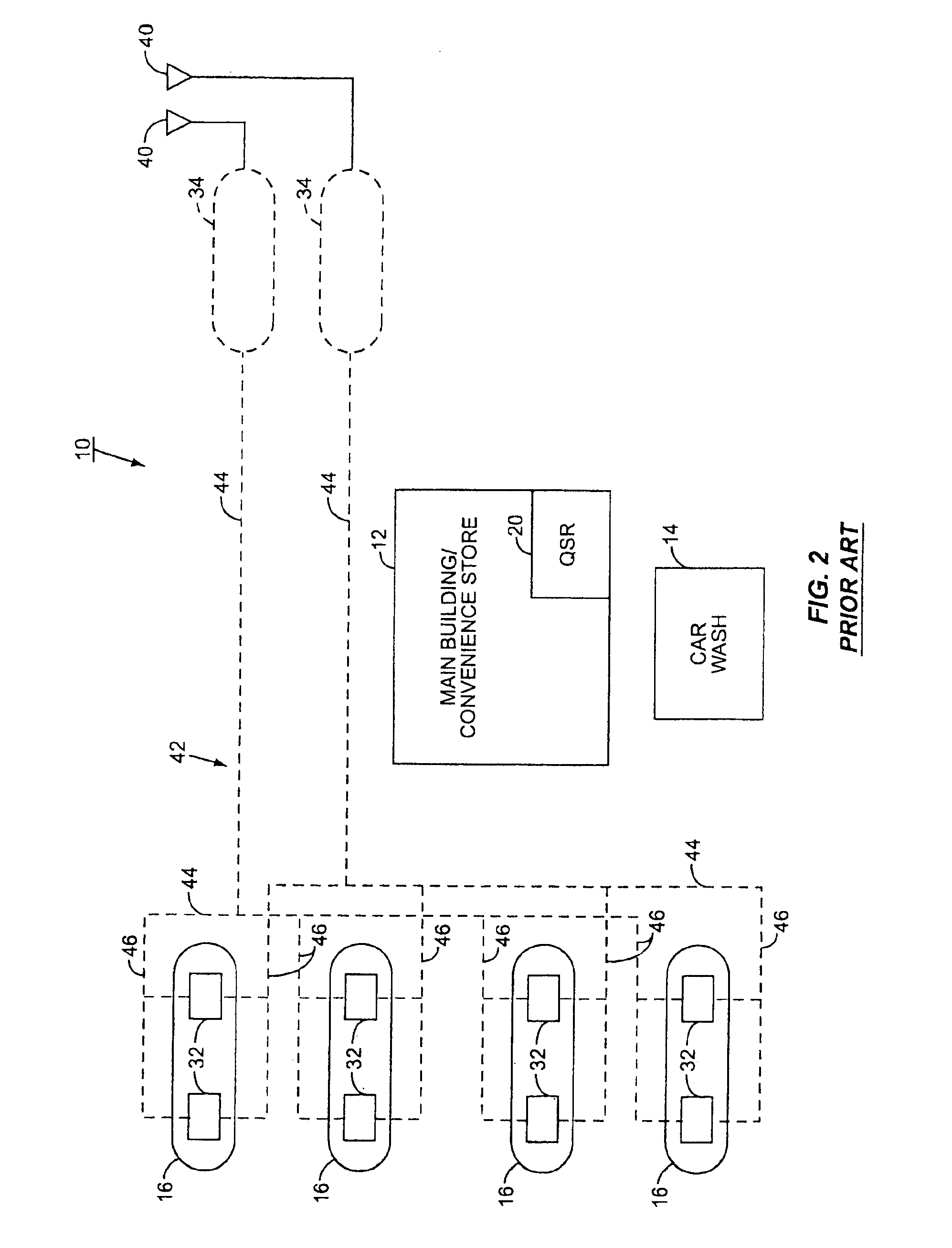 Underground storage tank metering system in a service station environment