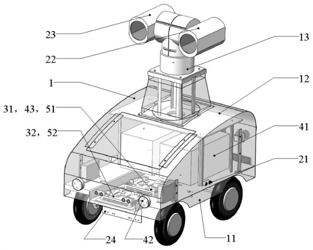 A dangerous gas leakage detection inspection robot and inspection method