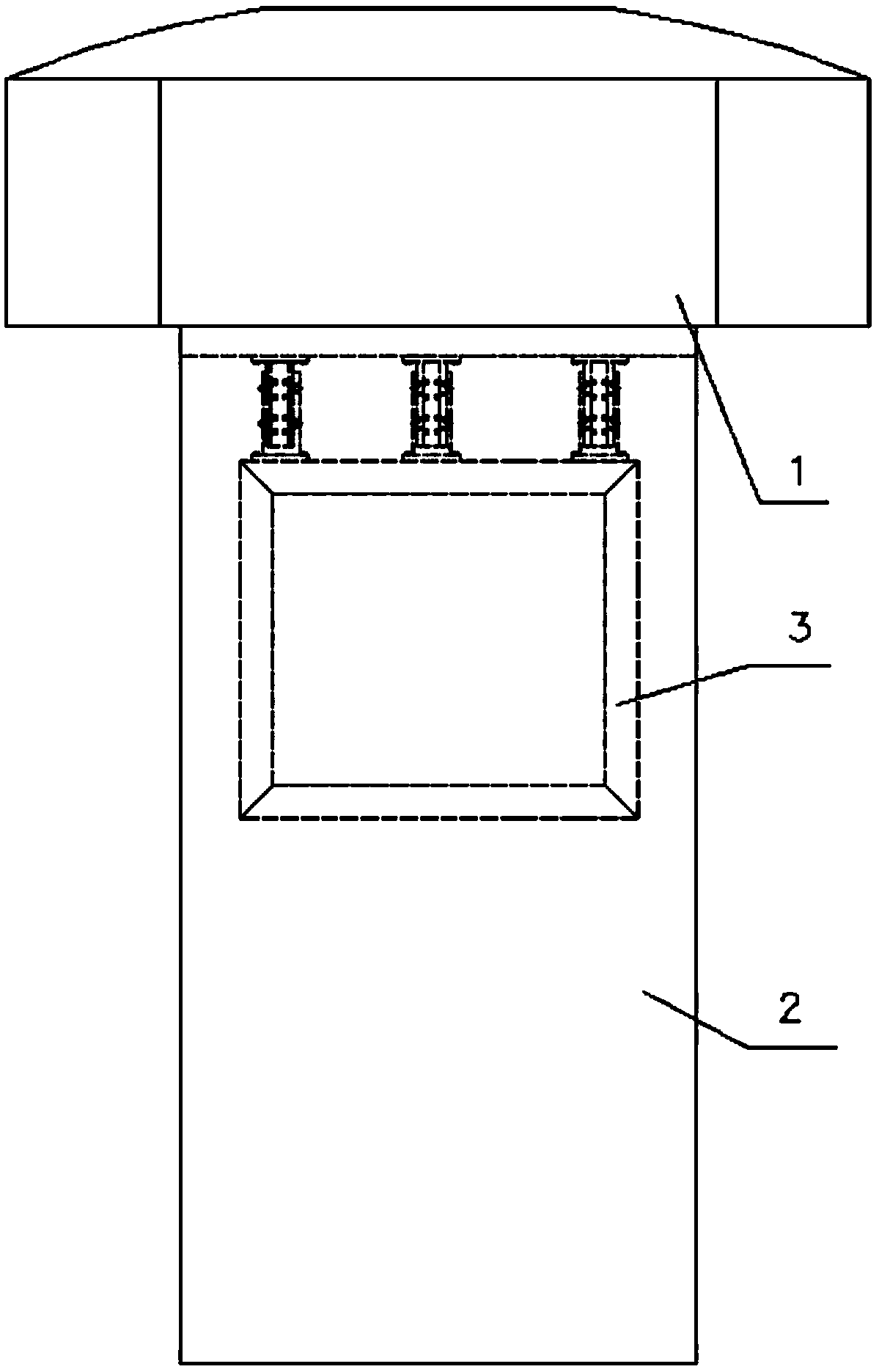 Lapping device of physical radiotherapy device and using method thereof