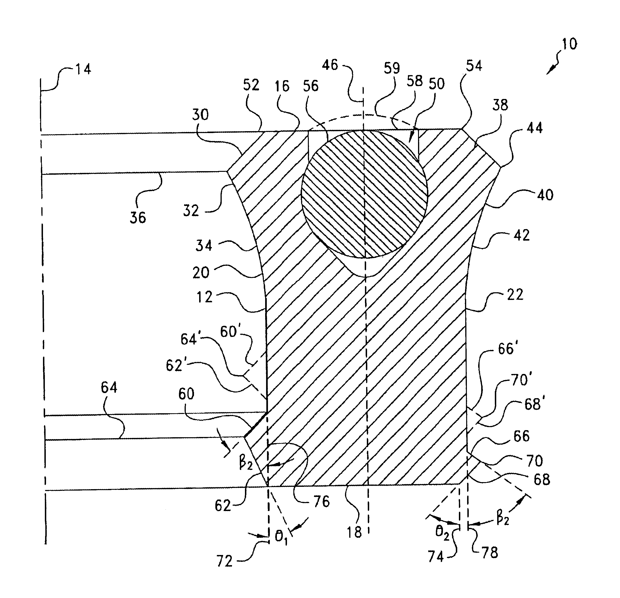 Seal ring having secondary sealing lips