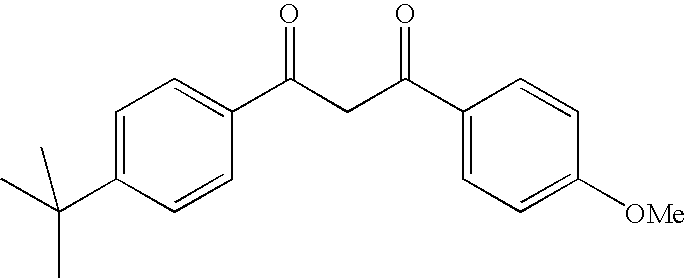 Photostable photoprotective compositions comprising dibenzoylmethane and arylalkyl benzoate compounds and a compound that accepts the excited triplet level energy of said dibenzoylmethane(s)