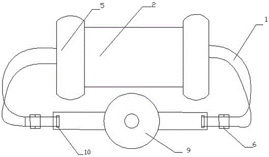 Tracheal tube fixing belt