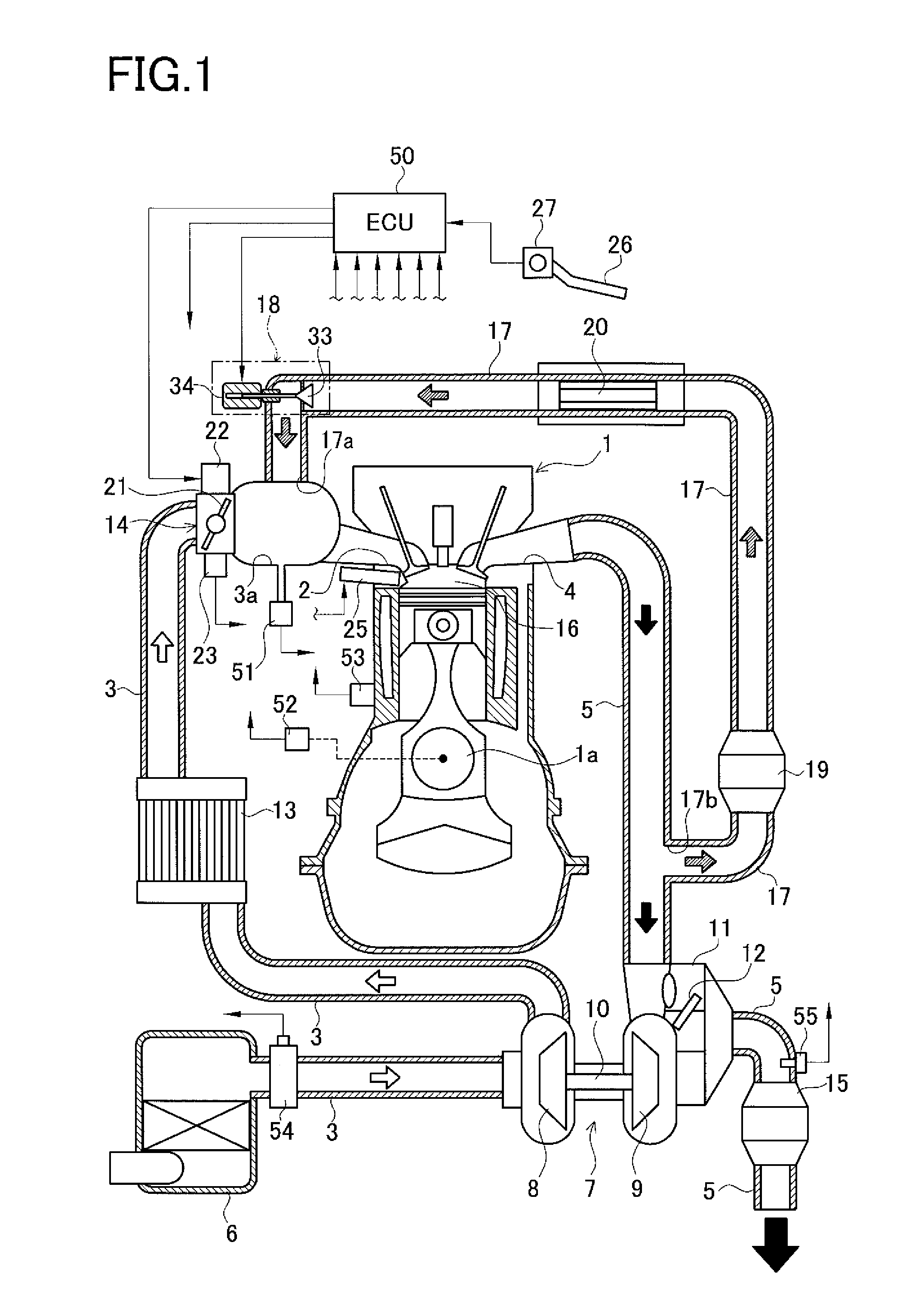 Exhaust gas recirculation apparatus for engine