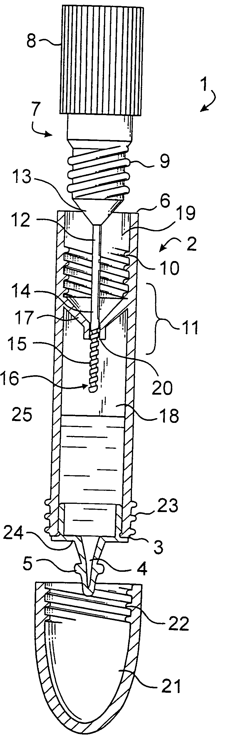 Specimen collection and application apparatus