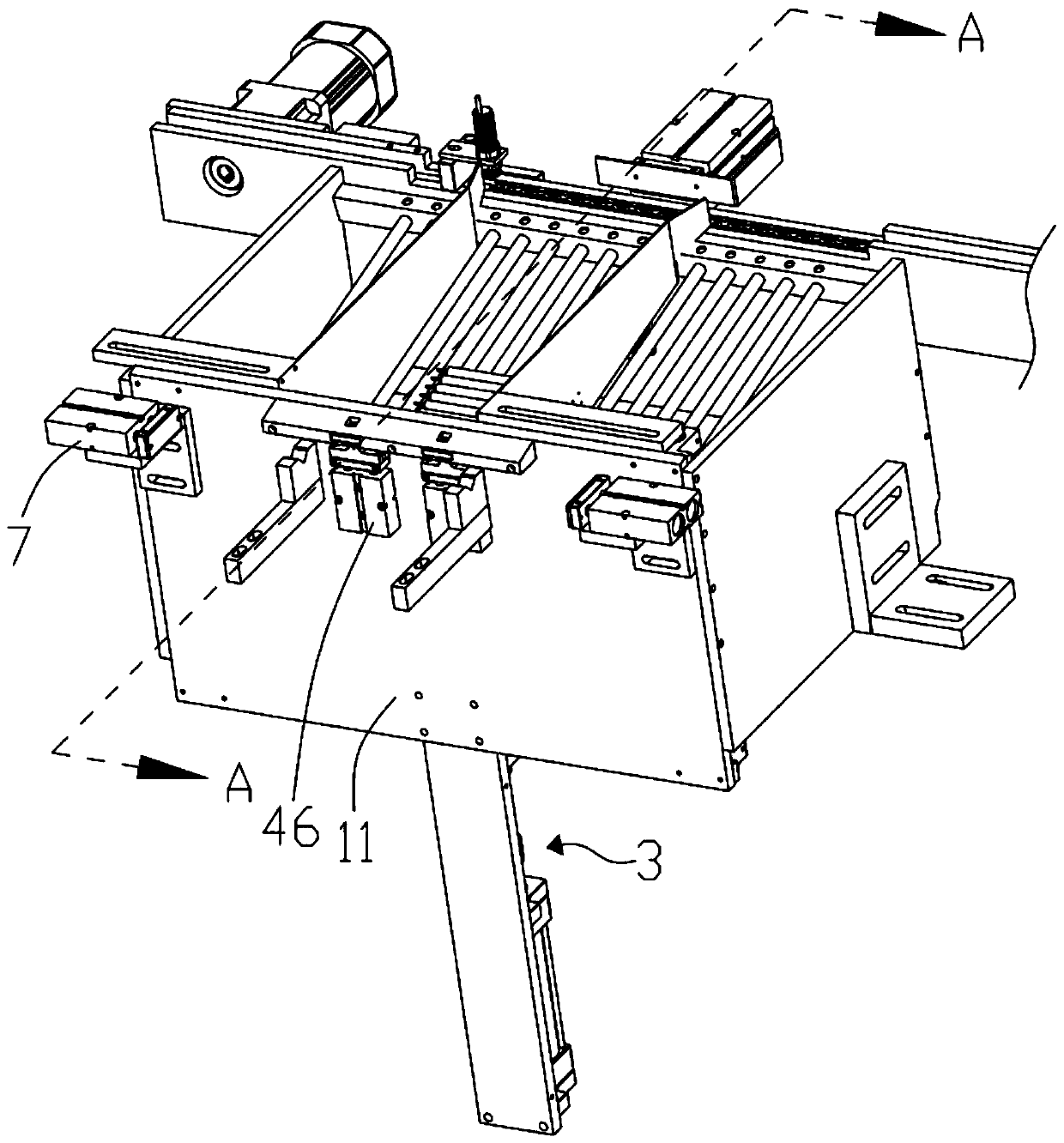 Pipe feeding device