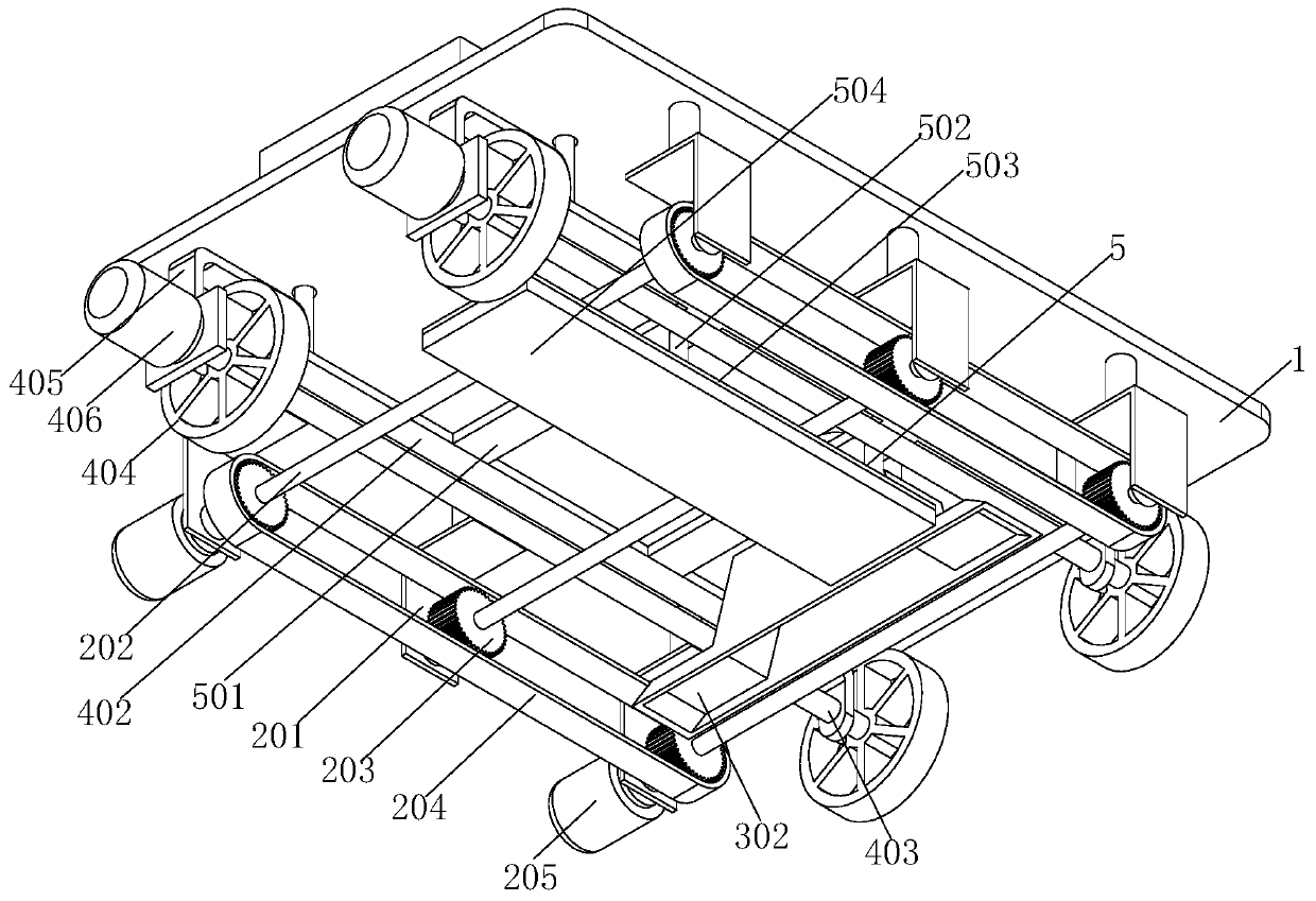 Operation robot for indoor floor cleaning