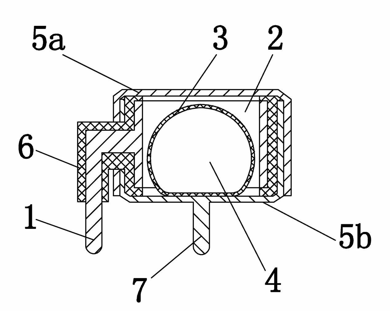 Powder-type insulated high-speed minisize impact switch