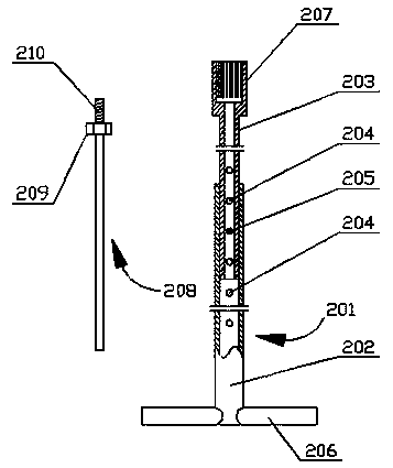 Method for rapidly positioning and installing hanging bars