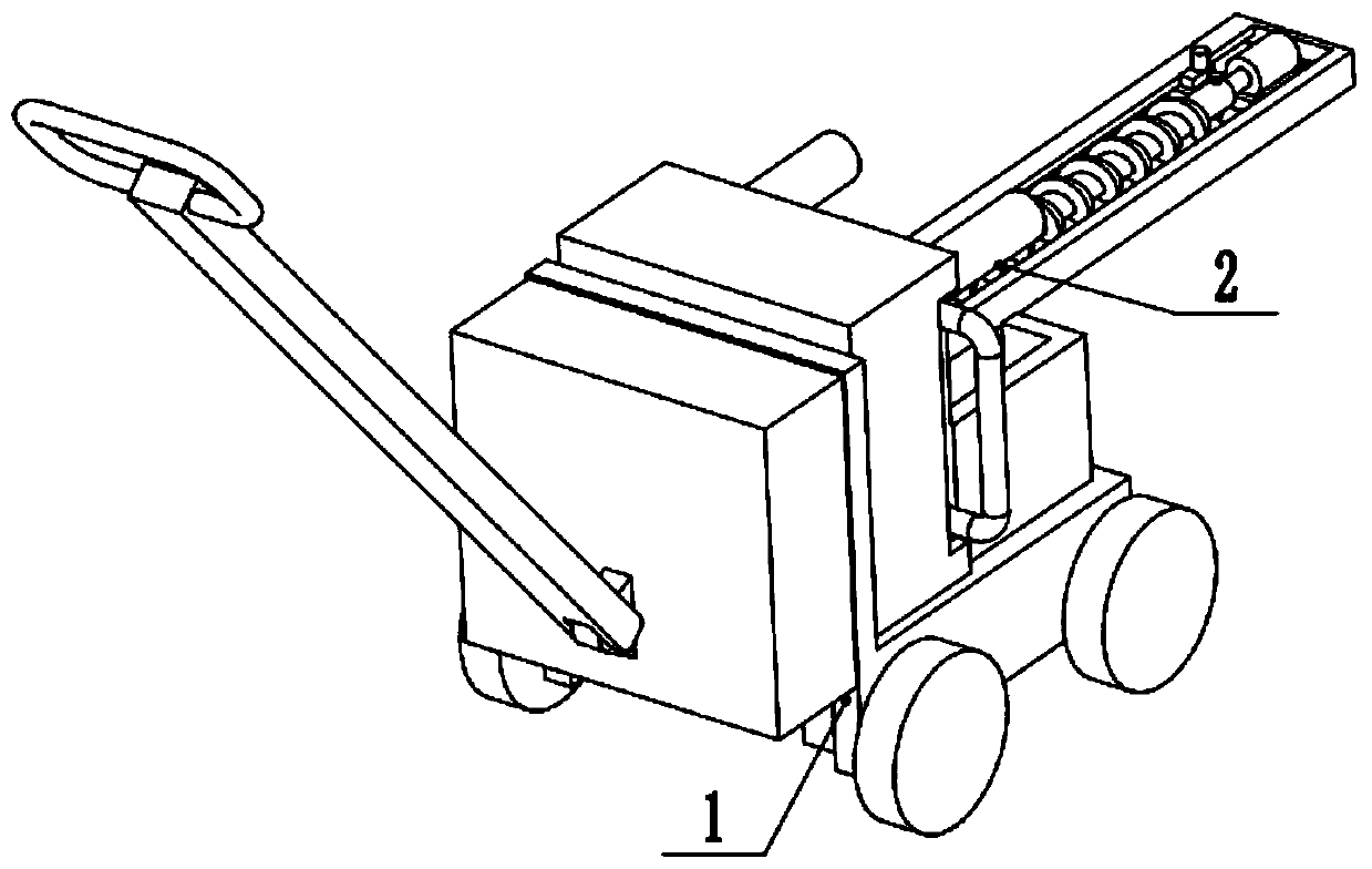 One-time molding and segmented blasting method of inclined pass