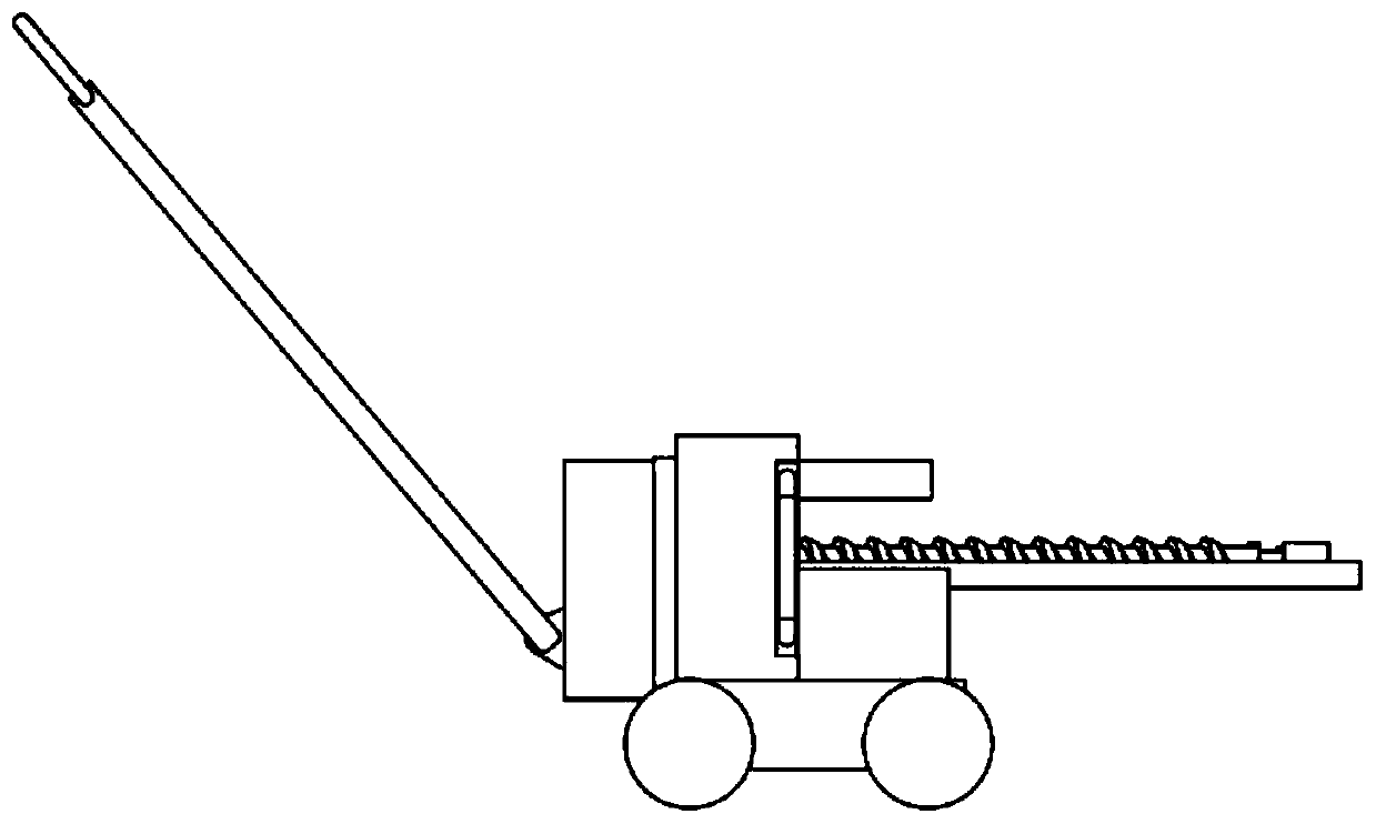 One-time molding and segmented blasting method of inclined pass