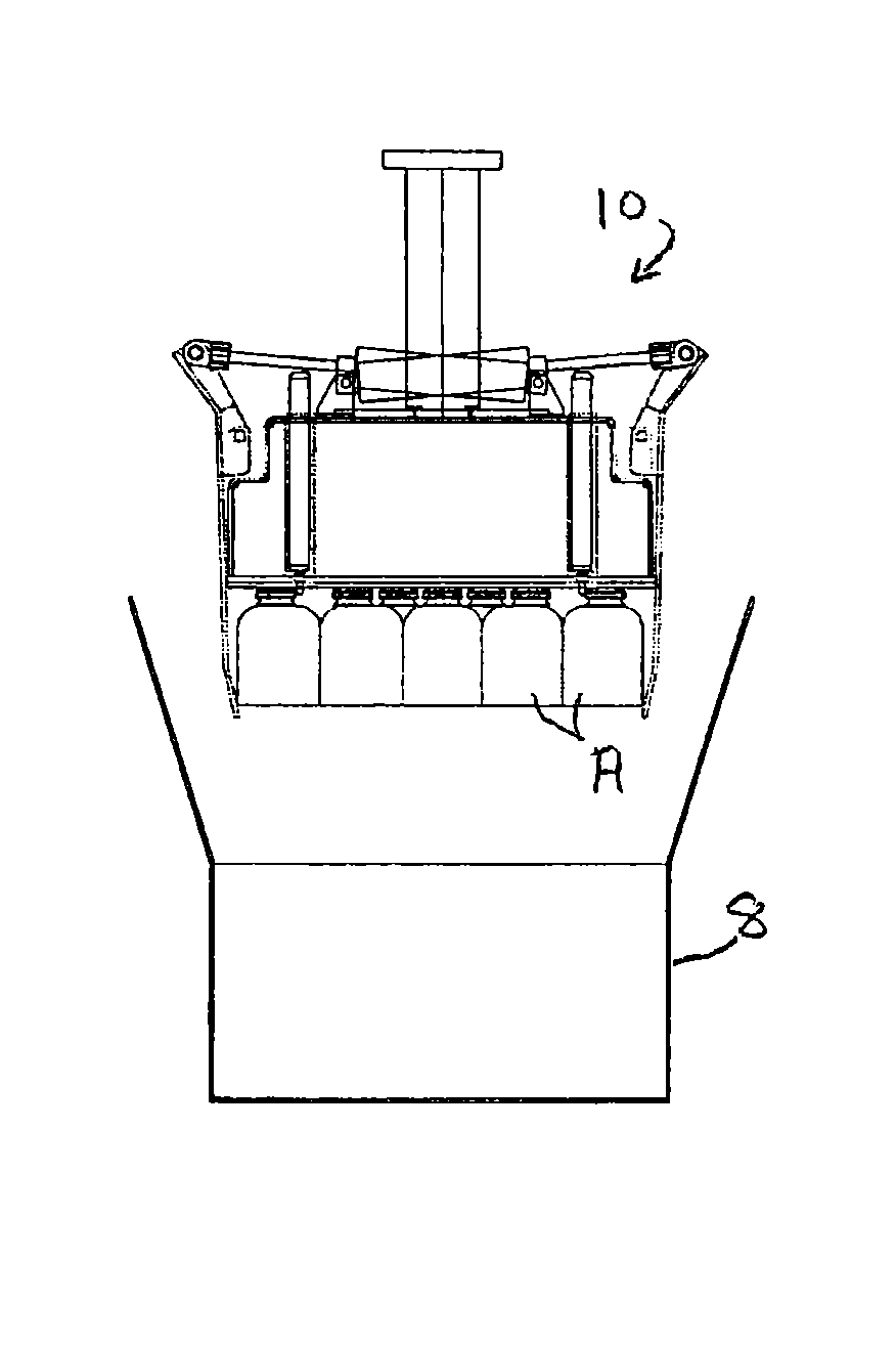 Method of Forming U-Shaped Insert and Inserting About Goods in Container