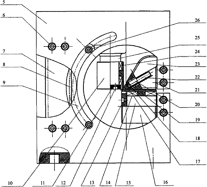 Multi-roller flexible roll formation calibrating device with adjustable roll angle