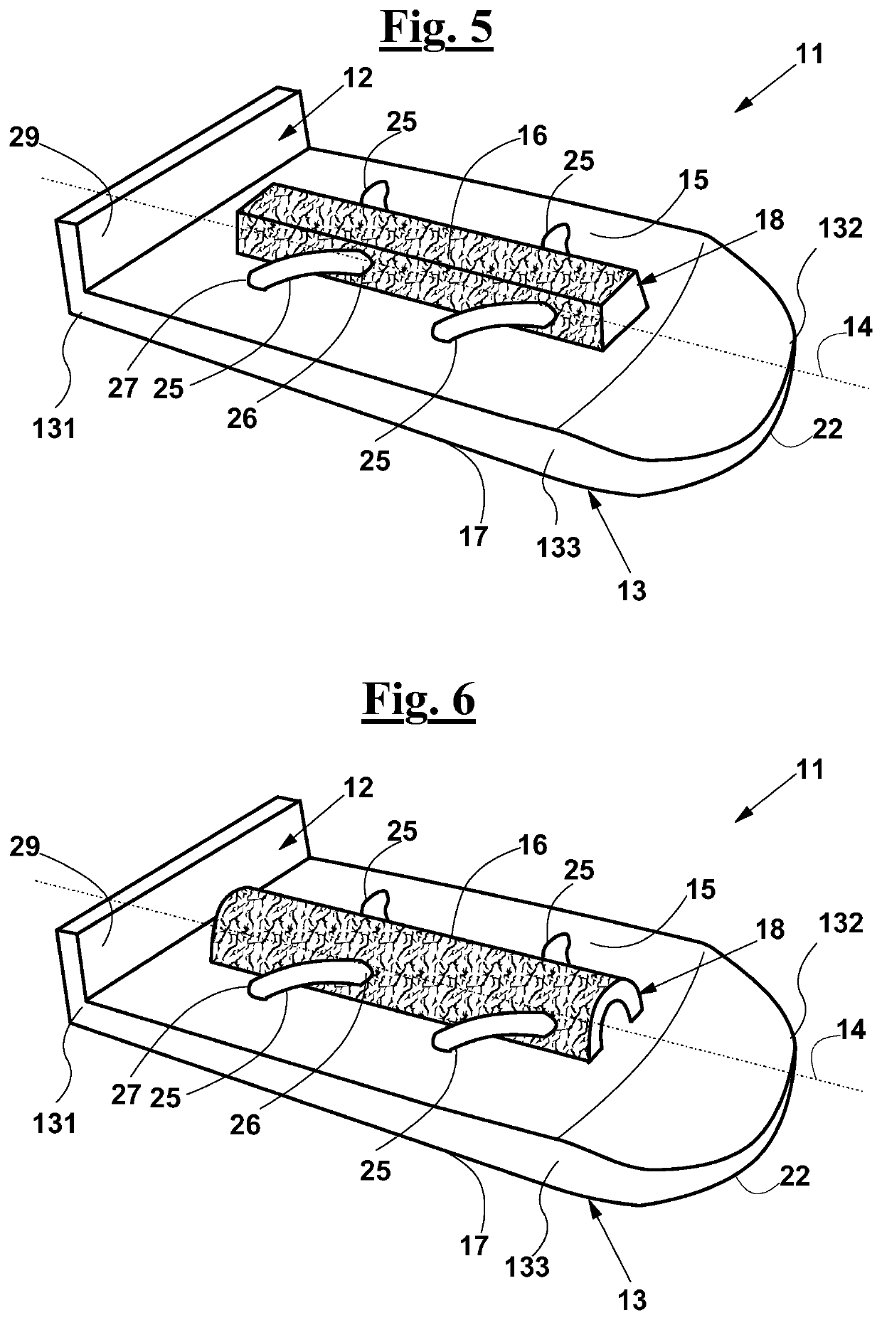 Partial endoprosthesis device for a vertebral joint