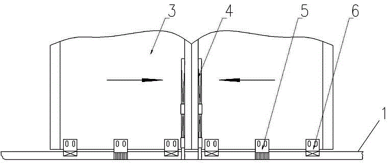 Cleaning device between elevator door and elevator sill