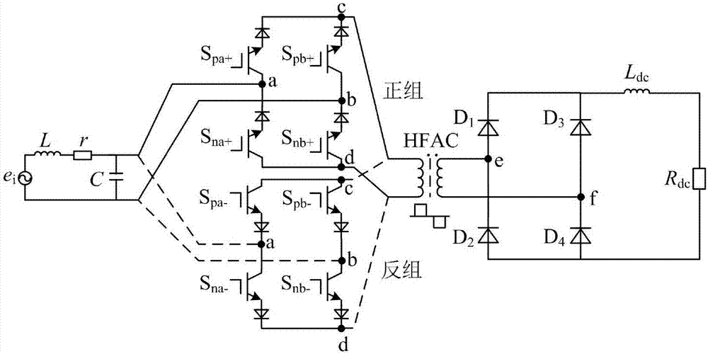 Special-purposed logic current type separation and link unipolar PWM method of AND-OR gate construction