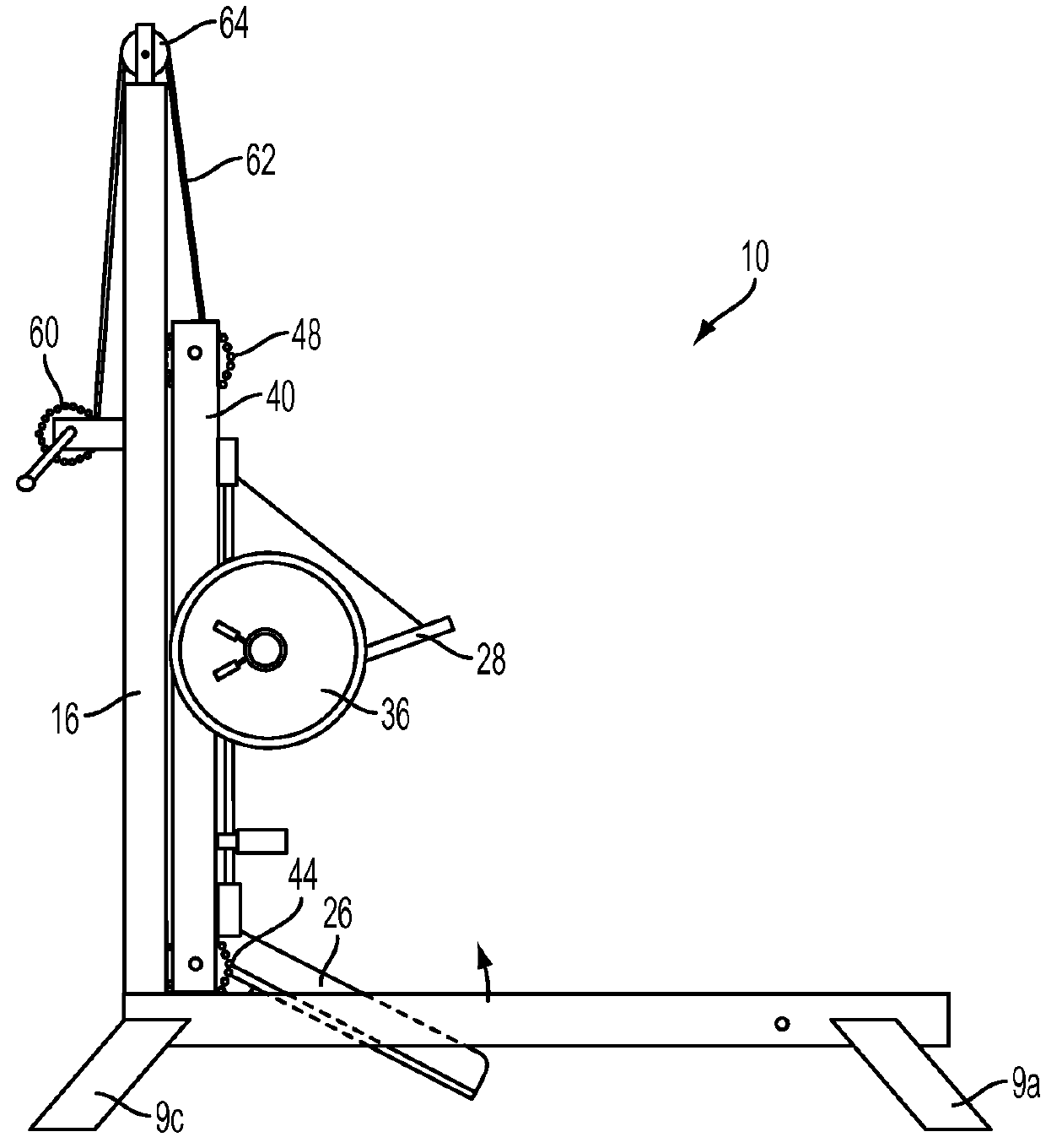 Weight lifting machine