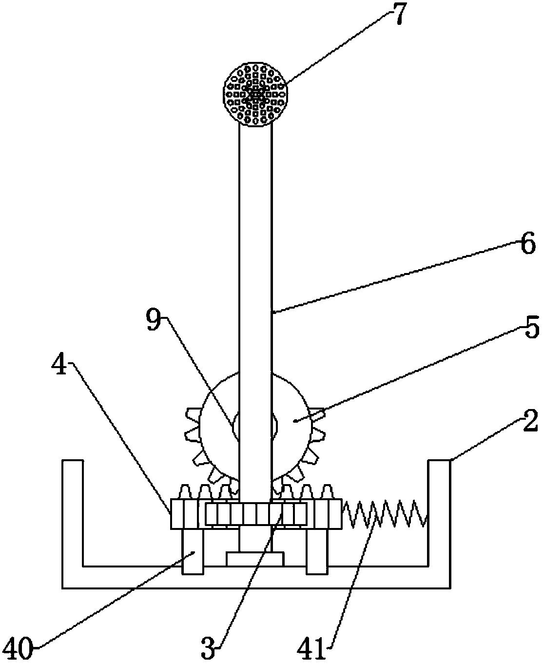 Efficient watering and fertilization device for agriculture