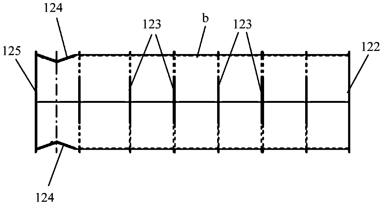 Energy-absorbing beam, cab chassis structure of rail vehicle and rail vehicle