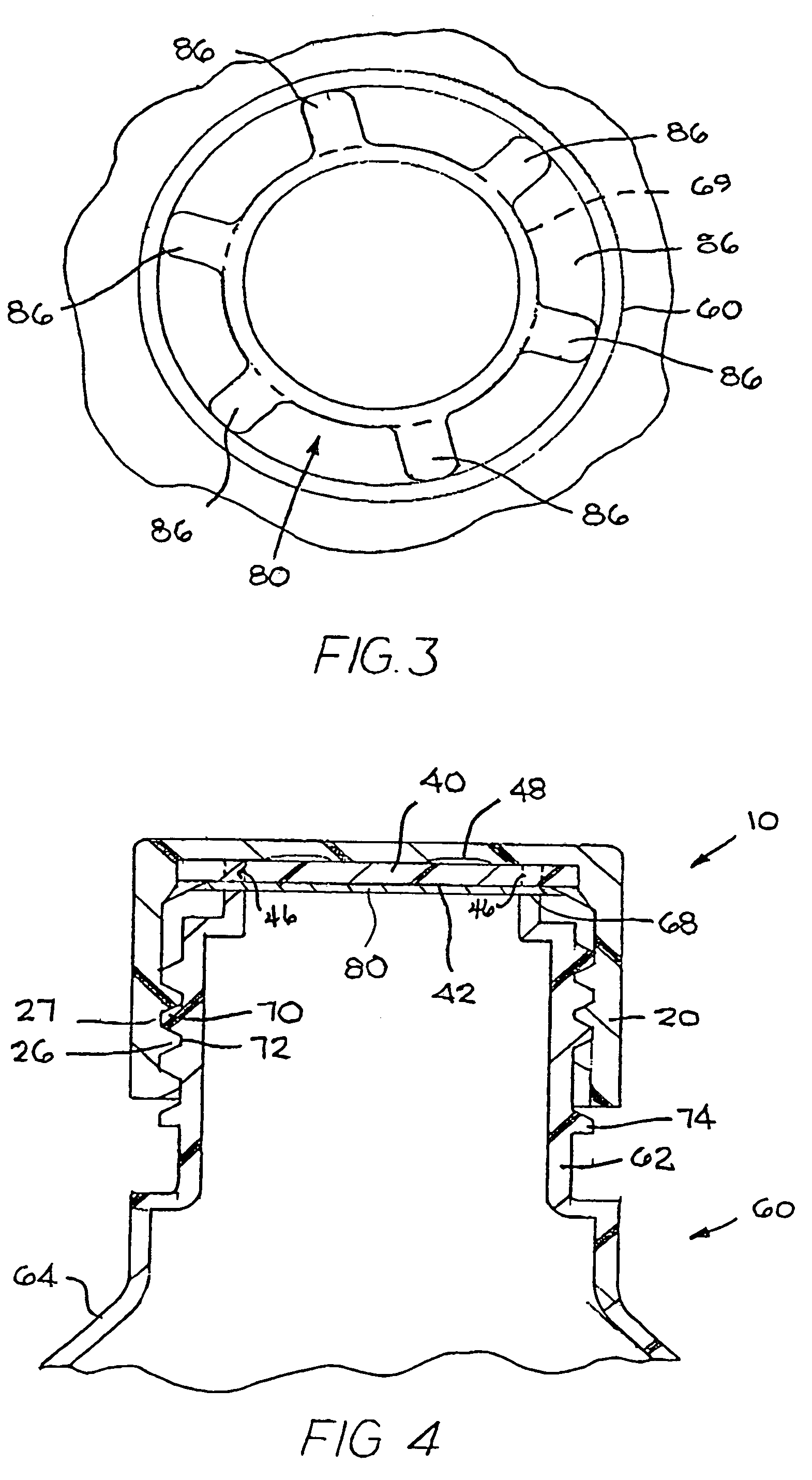 Closure for a retort processed container having a peelable seal