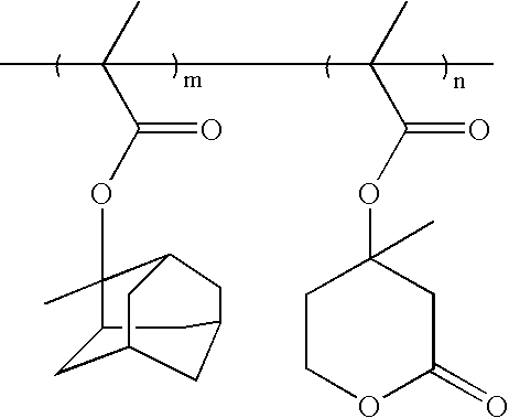 Resist composition comprising photosensitive polymer having lactone in its backbone