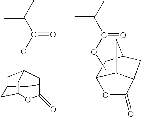 Resist composition comprising photosensitive polymer having lactone in its backbone