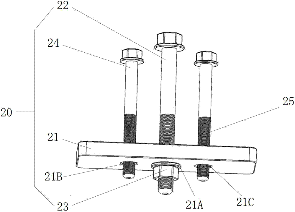 Disassembling tool for steering wheel of automobile and disassembling method