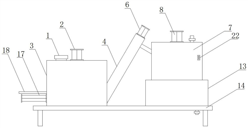 Disinfectant preparation machine with pre-blending function and preparation method