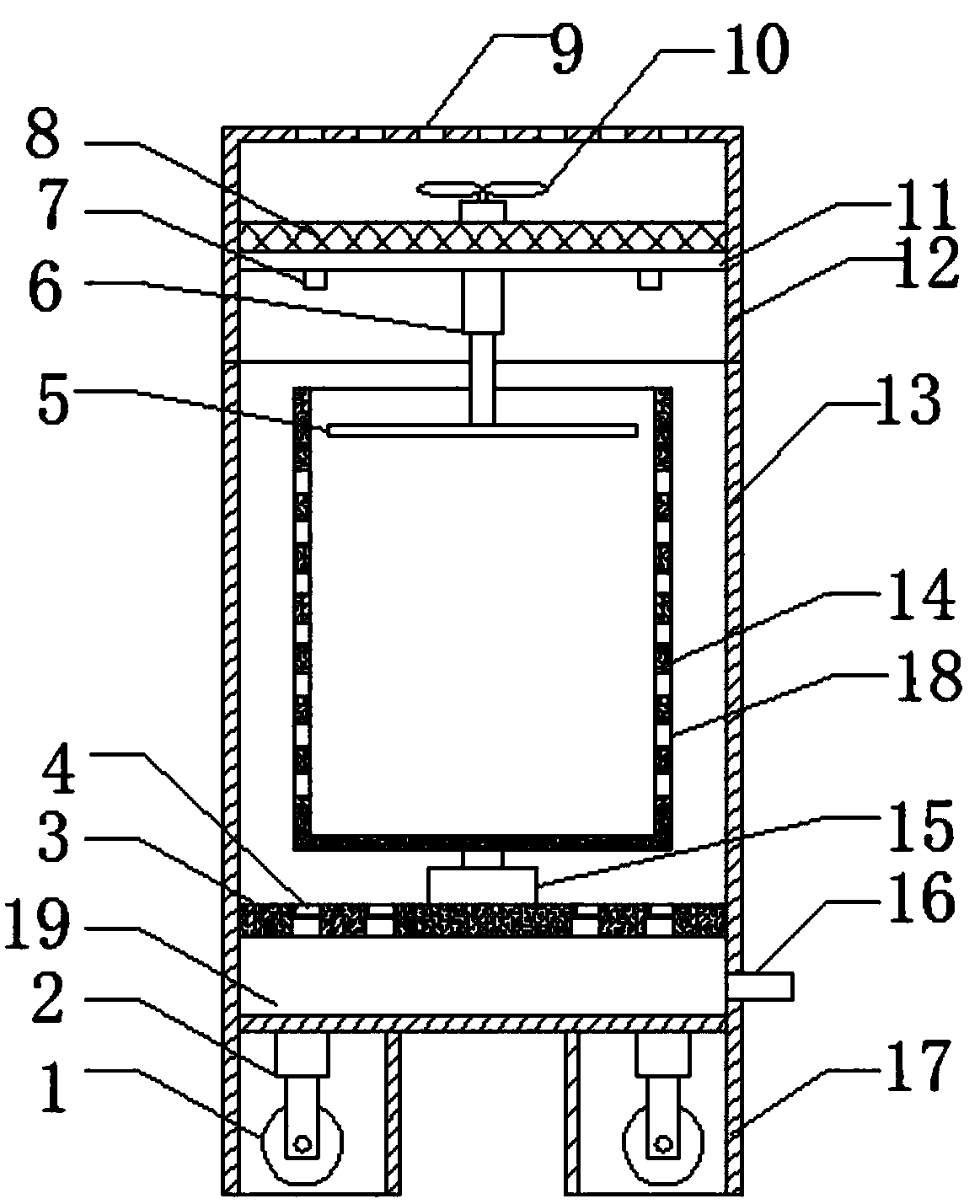 Household garbage can capable of purifying air