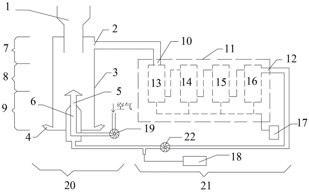 An oil shale dry distillation device and method