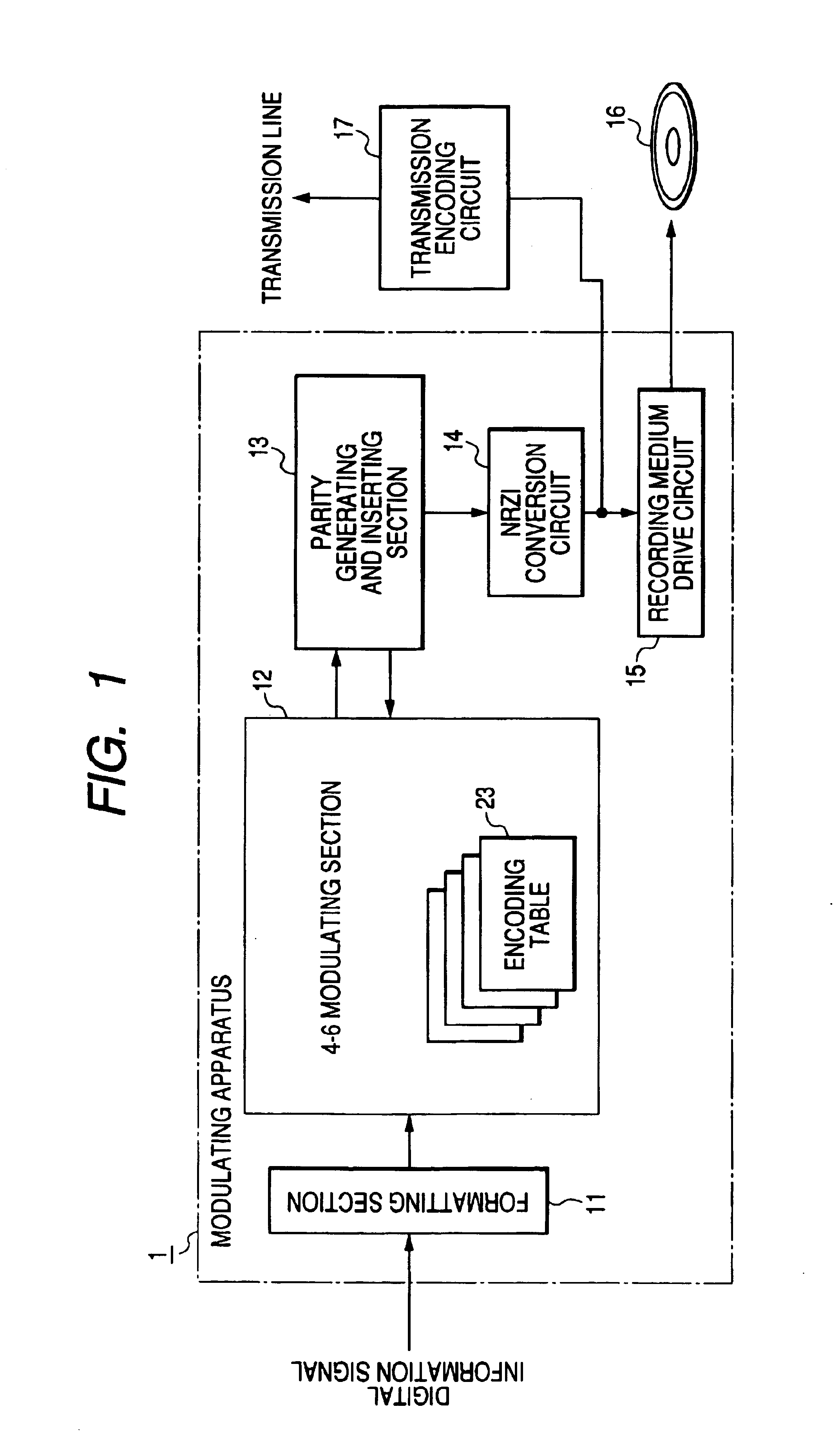 Method and apparatus for modulating and demodulating digital data