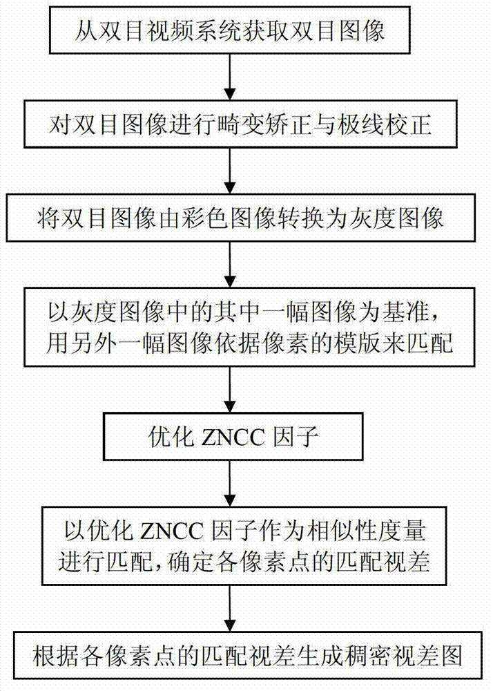 Stereo matching optimization method for binocular vision system