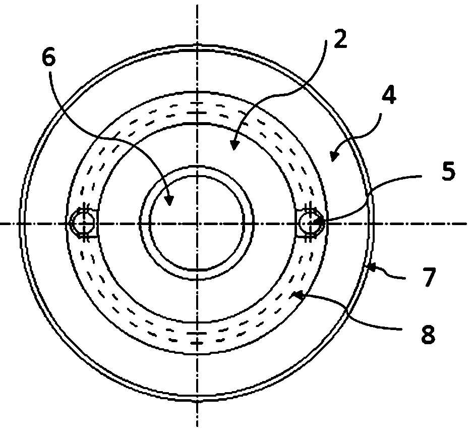 A waterproof patch type elastic button