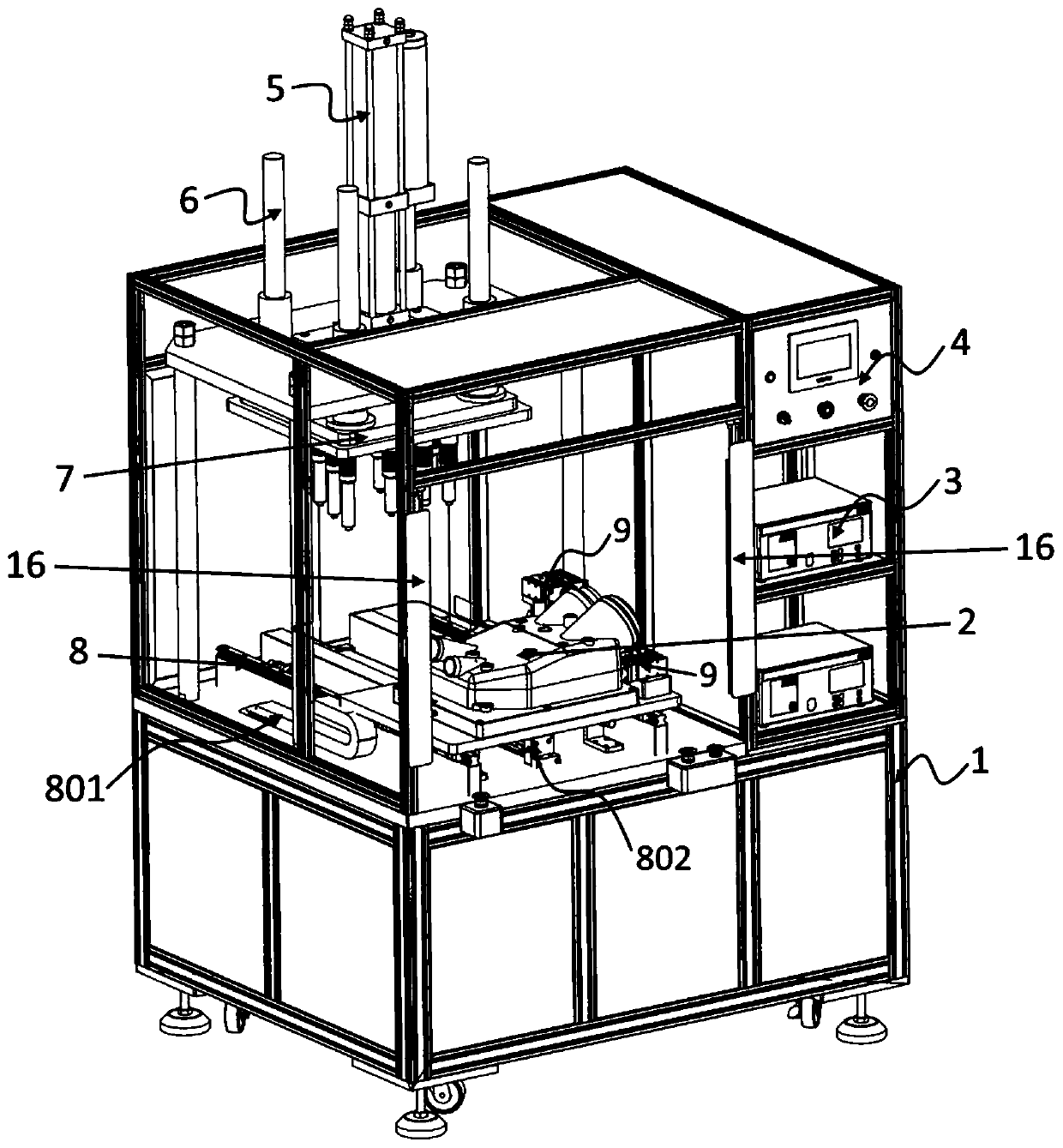 Automobile oil filter air tightness test automation device and test method thereof