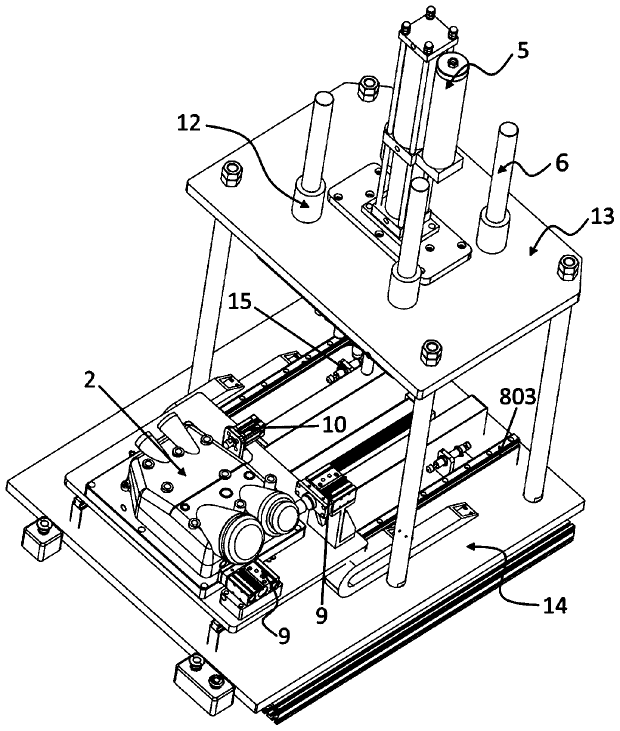 Automobile oil filter air tightness test automation device and test method thereof