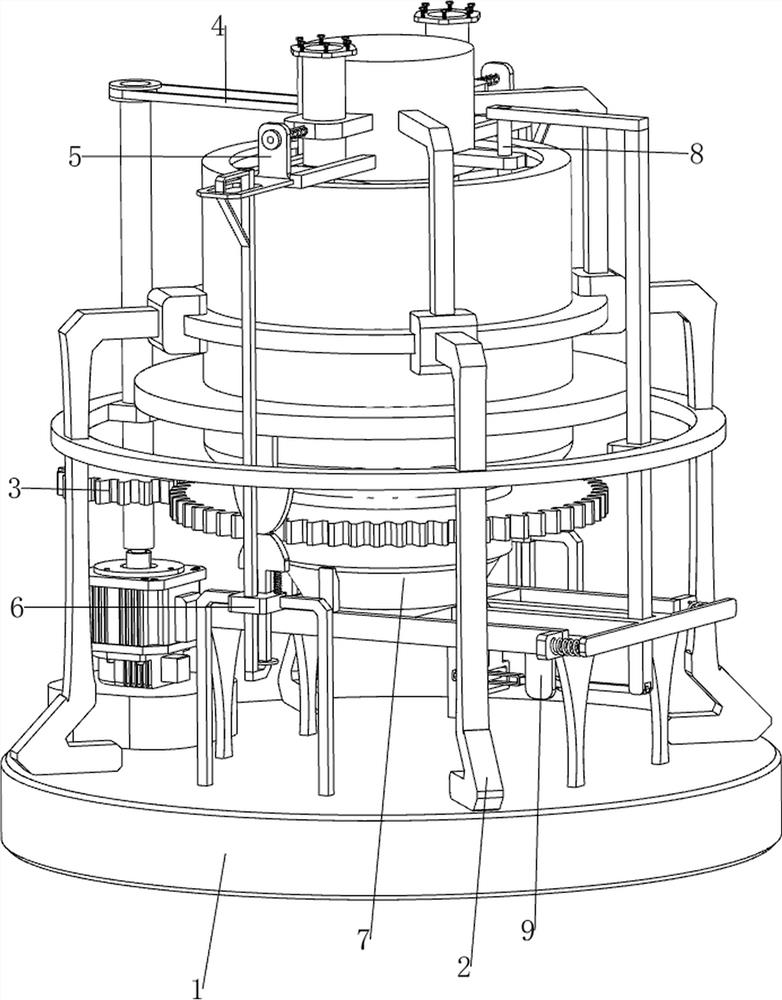 Liquid medicine mixing preparation equipment for medicament department